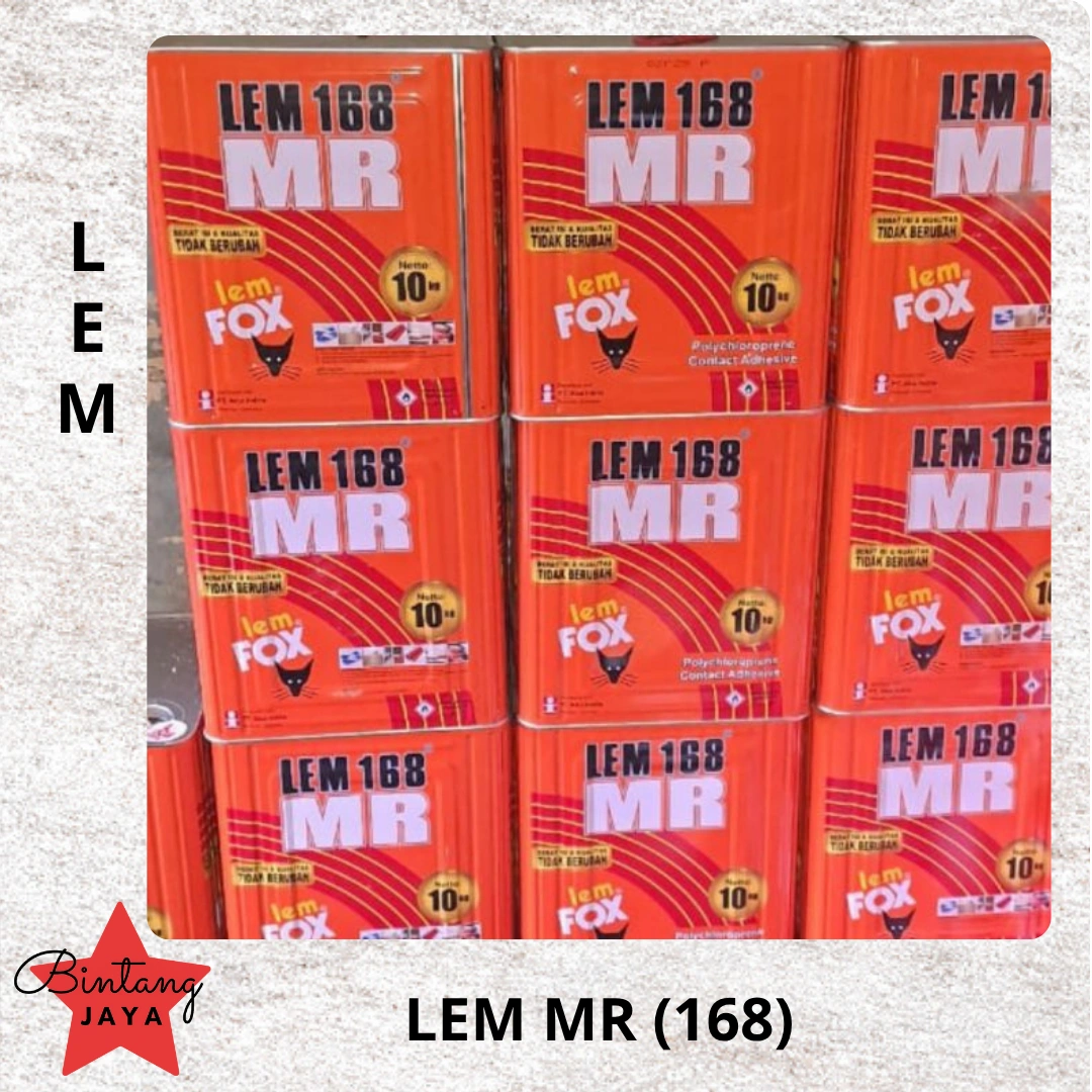 Lem MR 168 Fox bintang jaya triplek